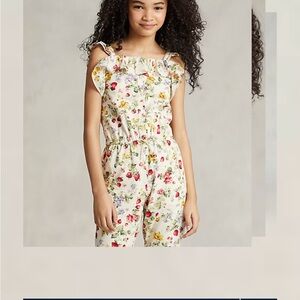 Floral Kids Jumpsuit